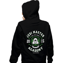Load image into Gallery viewer, Shirts Zippered Hoodies, Unisex / Small / Black Jedi Master Academy
