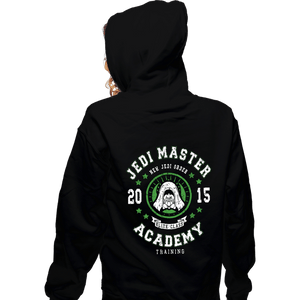 Shirts Zippered Hoodies, Unisex / Small / Black Jedi Master Academy