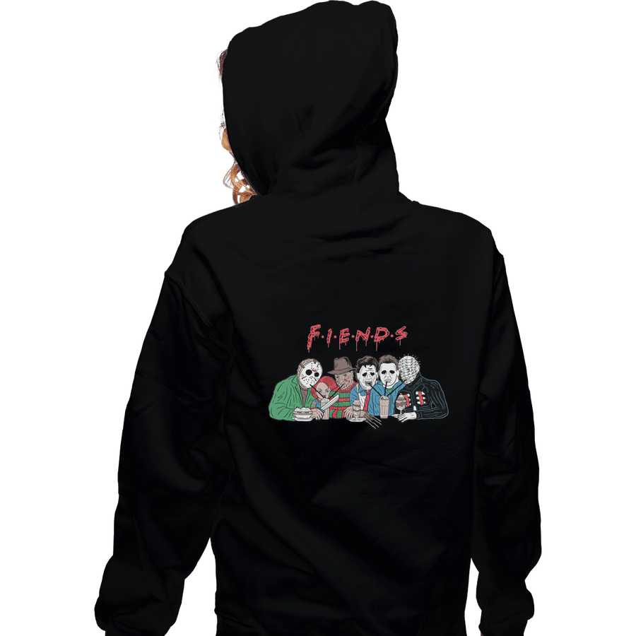 Shirts Pullover Hoodies, Unisex / Small / Black Horror Fiends