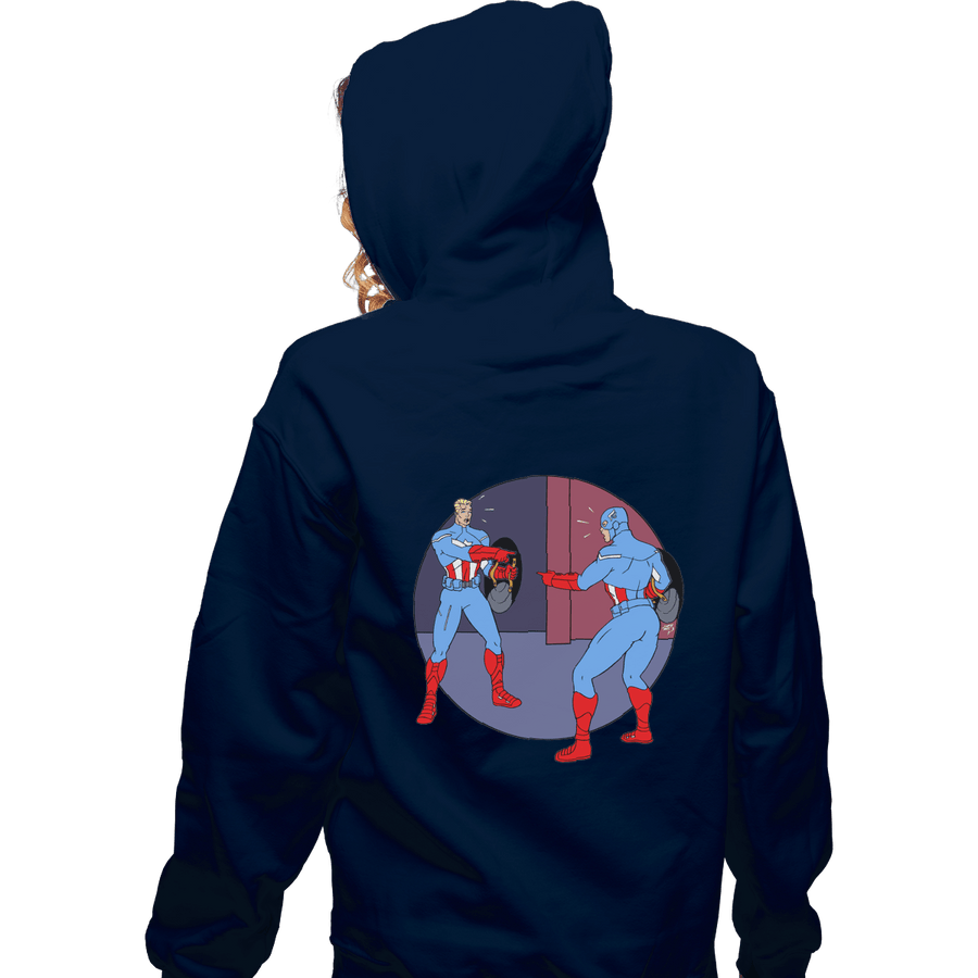 Shirts Pullover Hoodies, Unisex / Small / Navy Captain Americas
