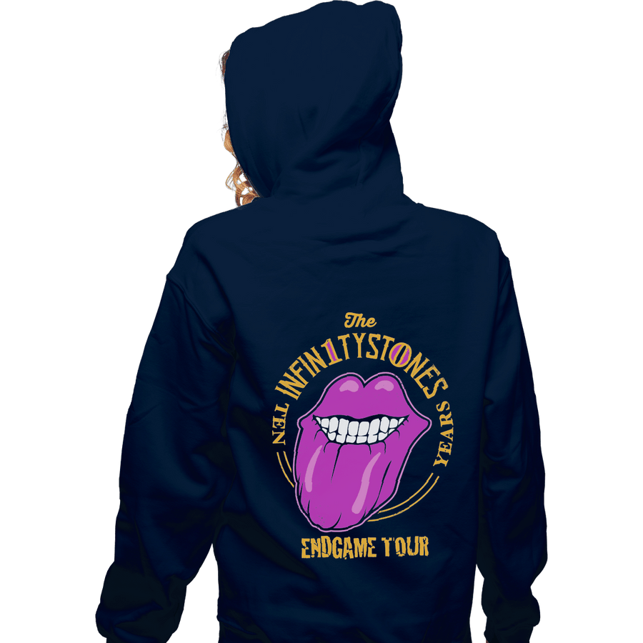 Shirts Zippered Hoodies, Unisex / Small / Navy Stones End Game Tour