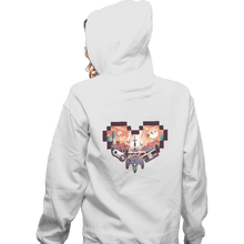 Load image into Gallery viewer, Shirts Zippered Hoodies, Unisex / Small / White Zelda Heart
