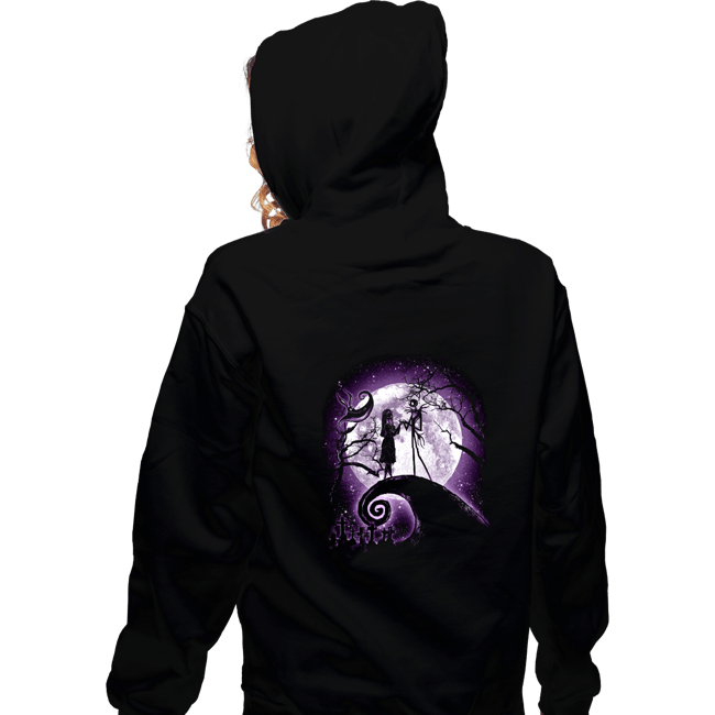 Secret_Shirts Zippered Hoodies, Unisex / Small / Black Moonlight Nightmare
