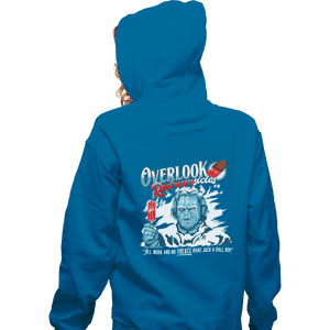 Shirts Zippered Hoodies, Unisex / Small / Royal Blue Overlook Redrumsicles