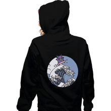 Load image into Gallery viewer, Shirts Zippered Hoodies, Unisex / Small / Black Surfing Gengar
