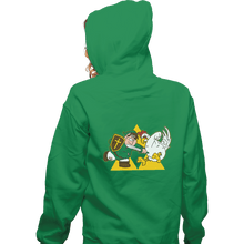 Load image into Gallery viewer, Shirts Pullover Hoodies, Unisex / Small / Irish Green Hylian Guy
