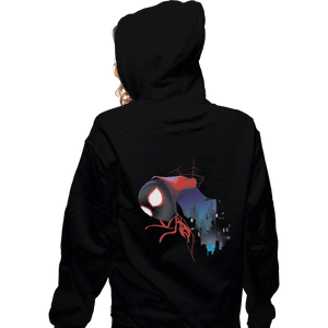 Shirts Zippered Hoodies, Unisex / Small / Black Spider Miles