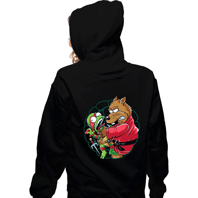 Daily_Deal_Shirts Zippered Hoodies, Unisex / Small / Black Why You Little Turtle
