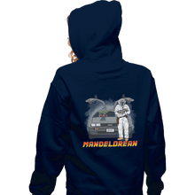 Load image into Gallery viewer, Shirts Pullover Hoodies, Unisex / Small / Navy Mandelorean
