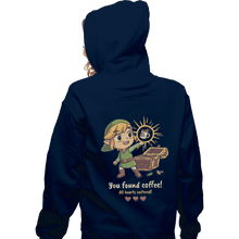 Load image into Gallery viewer, Shirts Zippered Hoodies, Unisex / Small / Navy Legendary Coffee
