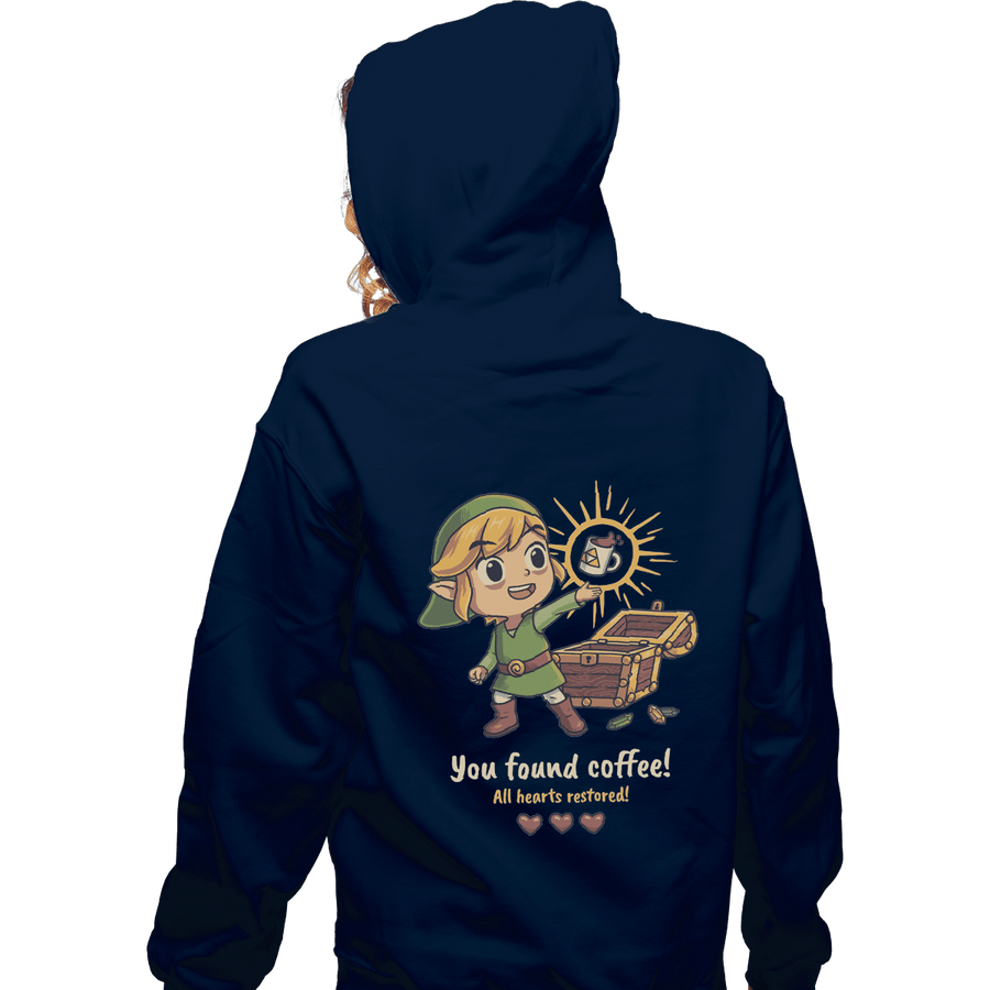 Shirts Zippered Hoodies, Unisex / Small / Navy Legendary Coffee