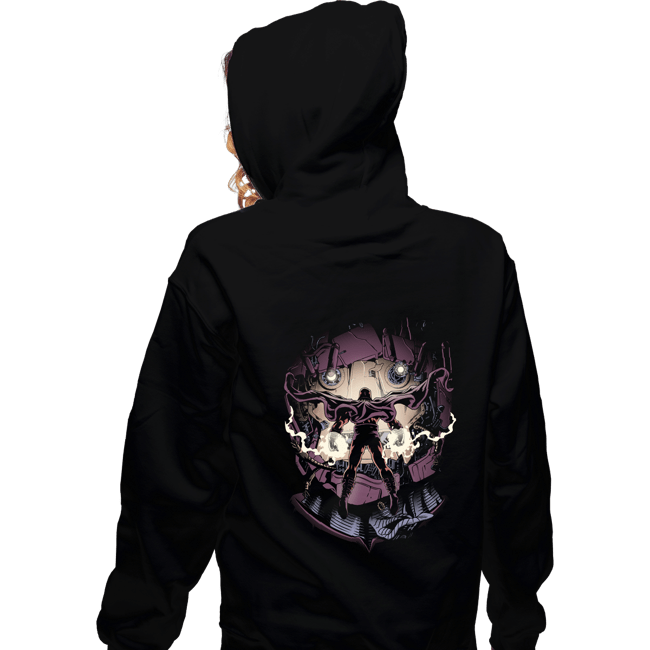 Shirts Zippered Hoodies, Unisex / Small / Black Magnetic Confrontation