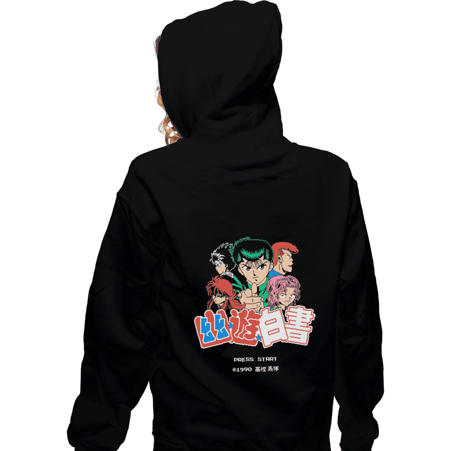 Shirts Zippered Hoodies, Unisex / Small / Black YuYu Pixels