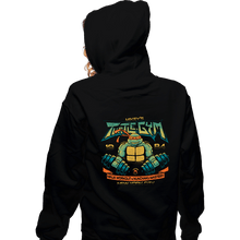 Load image into Gallery viewer, Daily_Deal_Shirts Zippered Hoodies, Unisex / Small / Black Mikey&#39;s Turtle Gym
