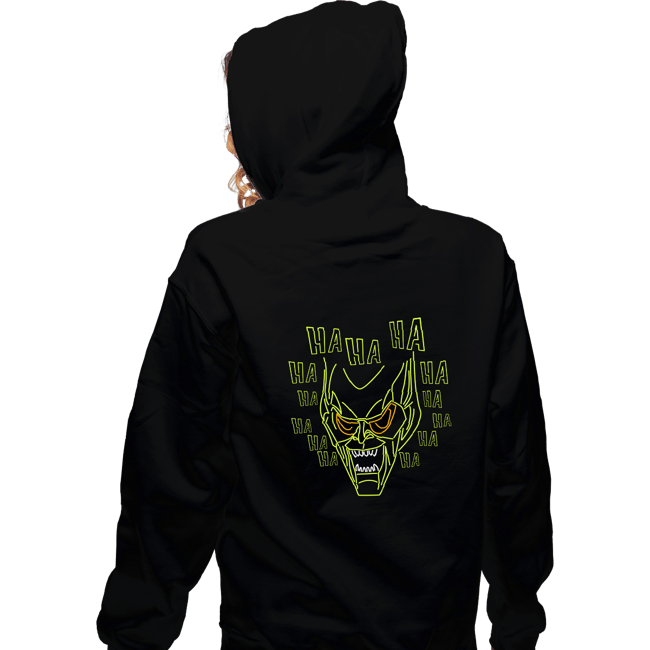Shirts Zippered Hoodies, Unisex / Small / Black Neon Green Goblin