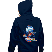 Load image into Gallery viewer, Shirts Zippered Hoodies, Unisex / Small / Navy Frosted Mini Thwips

