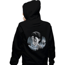 Load image into Gallery viewer, Shirts Zippered Hoodies, Unisex / Small / Black Grave Wedding
