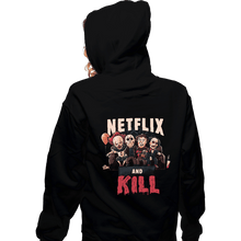 Load image into Gallery viewer, Shirts Zippered Hoodies, Unisex / Small / Black Netflix And Kill
