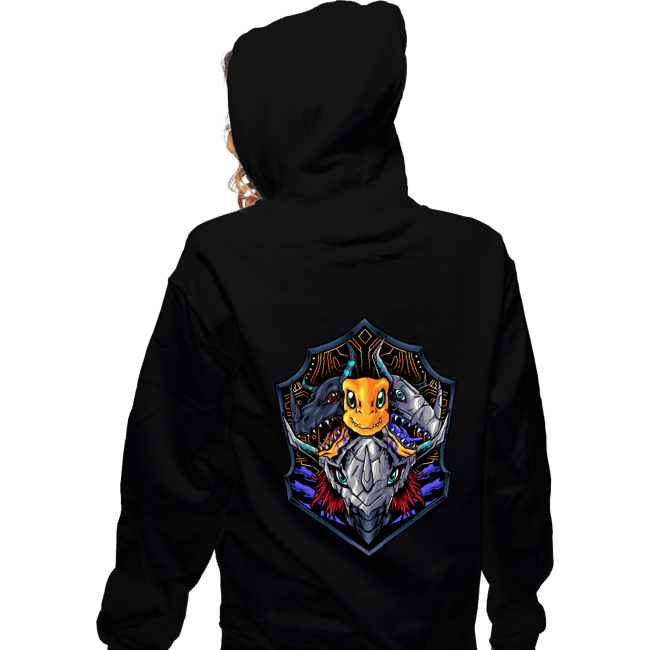 Shirts Zippered Hoodies, Unisex / Small / Black Red Warrior