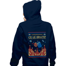 Load image into Gallery viewer, Shirts Zippered Hoodies, Unisex / Small / Navy Ce Le Brate
