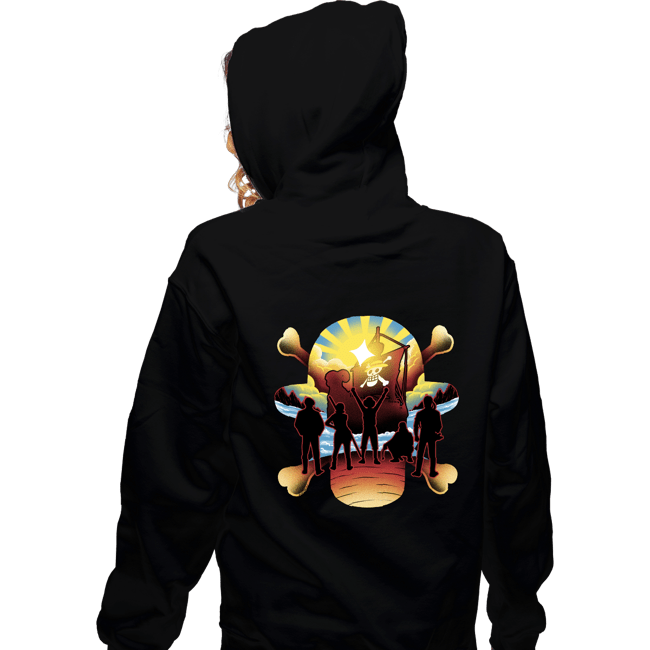Secret_Shirts Zippered Hoodies, Unisex / Small / Black Nakamas!