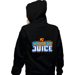 Shirts Zippered Hoodies, Unisex / Small / Black No Wheezin The Juice