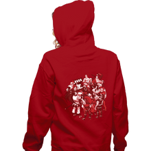 Load image into Gallery viewer, Shirts Zippered Hoodies, Unisex / Small / Red SNK
