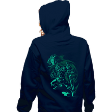 Load image into Gallery viewer, Secret_Shirts Zippered Hoodies, Unisex / Small / Navy The Kingdom Must Endure
