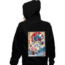 Load image into Gallery viewer, Daily_Deal_Shirts Zippered Hoodies, Unisex / Small / Black RX-78-2 Gundam in Japan
