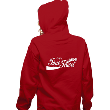 Load image into Gallery viewer, Shirts Zippered Hoodies, Unisex / Small / Red Enjoy Time Travel
