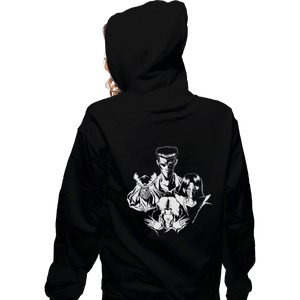 Shirts Zippered Hoodies, Unisex / Small / Black March Of Toguro