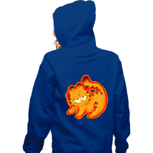 Load image into Gallery viewer, Daily_Deal_Shirts Zippered Hoodies, Unisex / Small / Royal Blue The Lasagna King
