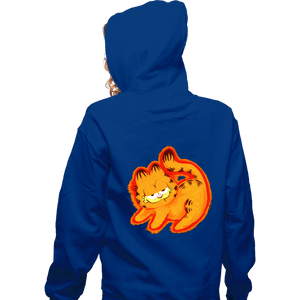 Daily_Deal_Shirts Zippered Hoodies, Unisex / Small / Royal Blue The Lasagna King