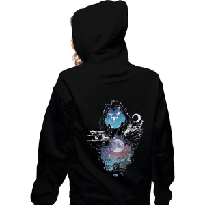 Shirts Zippered Hoodies, Unisex / Small / Black Look At The Stars