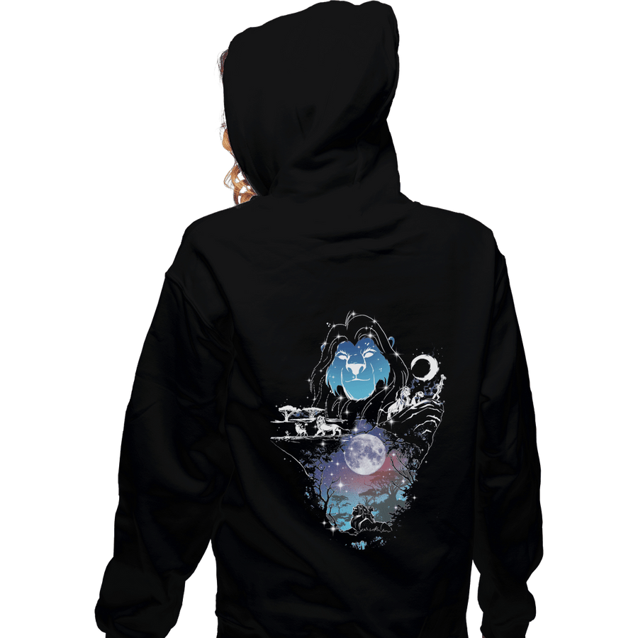 Shirts Zippered Hoodies, Unisex / Small / Black Look At The Stars
