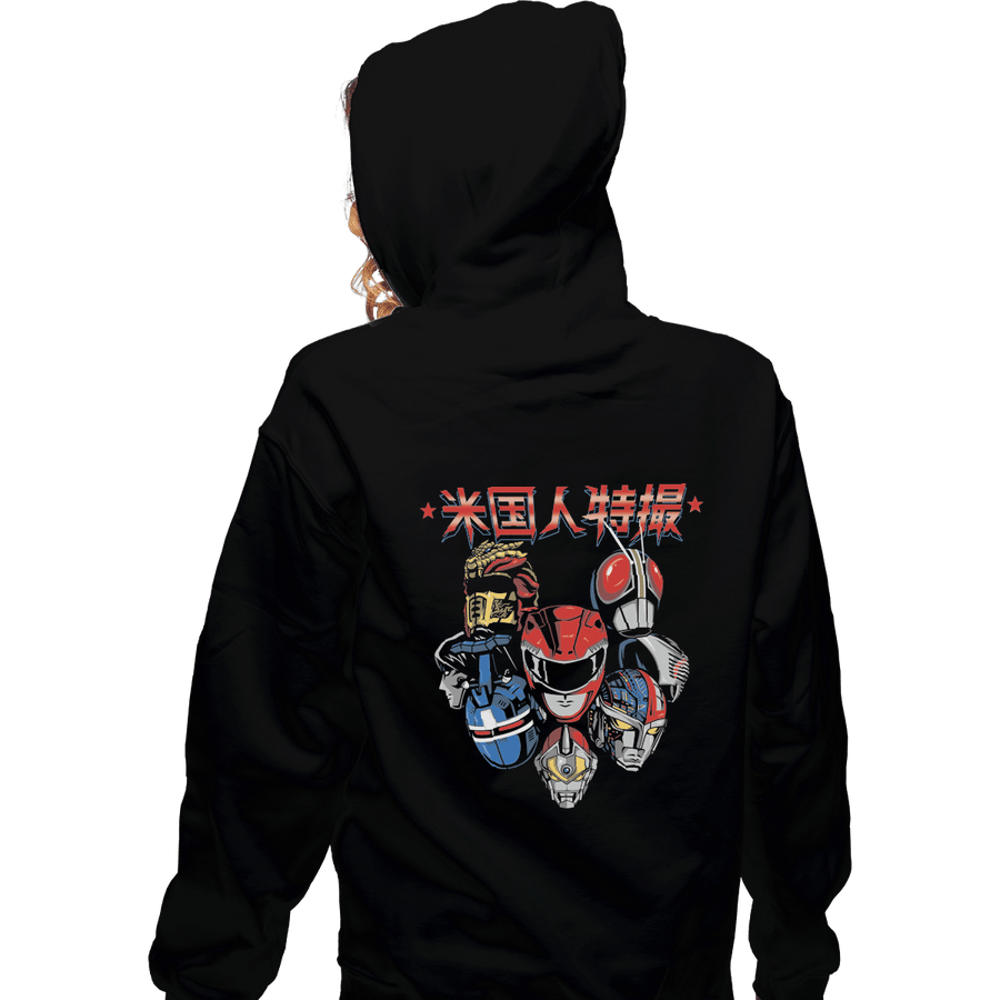 Shirts Pullover Hoodies, Unisex / Small / Black American Toku