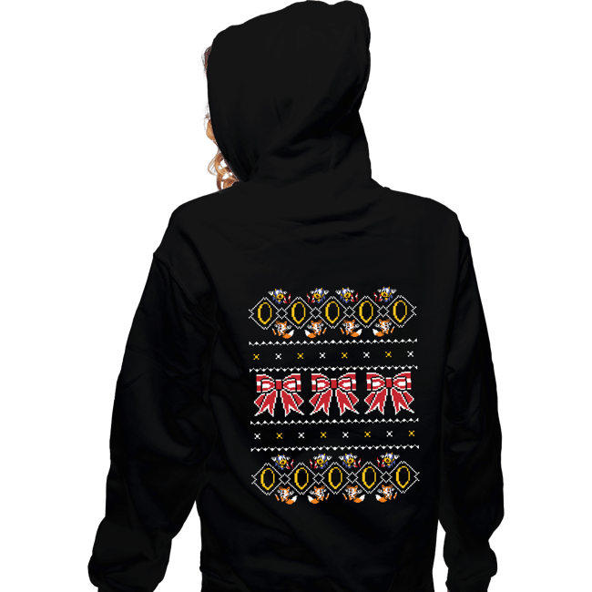 Shirts Zippered Hoodies, Unisex / Small / Black 5 Gold Rings