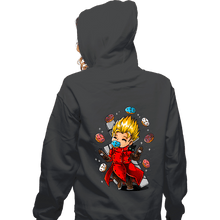 Load image into Gallery viewer, Daily_Deal_Shirts Zippered Hoodies, Unisex / Small / Dark Heather King Of Donuts
