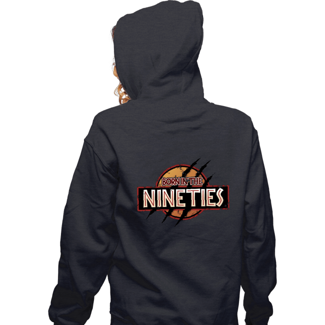 Shirts Zippered Hoodies, Unisex / Small / Dark Heather Born In The Nineties