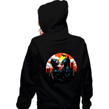 Load image into Gallery viewer, Daily_Deal_Shirts Zippered Hoodies, Unisex / Small / Black A Deadly Kiss

