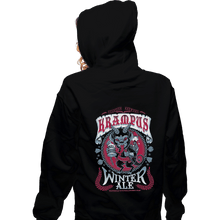 Load image into Gallery viewer, Shirts Zippered Hoodies, Unisex / Small / Black Krampus Winter Ale
