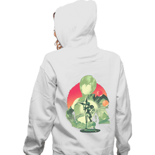 Load image into Gallery viewer, Daily_Deal_Shirts Zippered Hoodies, Unisex / Small / White Ninja Materia Hunter

