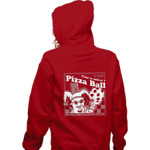 Load image into Gallery viewer, Daily_Deal_Shirts Zippered Hoodies, Unisex / Small / Red Pizza Ball

