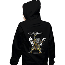 Load image into Gallery viewer, Daily_Deal_Shirts Zippered Hoodies, Unisex / Small / Black Shuriken Disk
