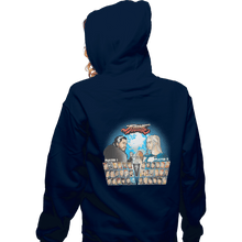 Load image into Gallery viewer, Shirts Zippered Hoodies, Unisex / Small / Navy Throne Fighter
