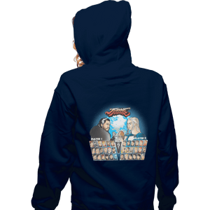 Shirts Zippered Hoodies, Unisex / Small / Navy Throne Fighter