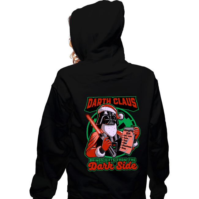 Secret_Shirts Zippered Hoodies, Unisex / Small / Black Dark Lord Christmas