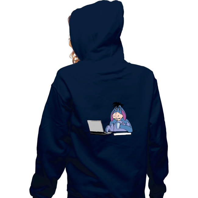 Shirts Zippered Hoodies, Unisex / Small / Navy Hide The Pain