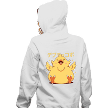 Load image into Gallery viewer, Shirts Zippered Hoodies, Unisex / Small / White Fat Chocobo
