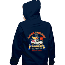 Load image into Gallery viewer, Daily_Deal_Shirts Zippered Hoodies, Unisex / Small / Navy Dale&#39;s Dead Bug Service
